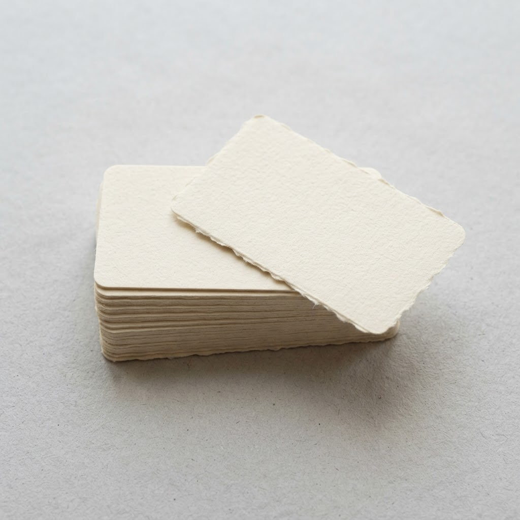 Cotton Business Cards — placeholder product photograph