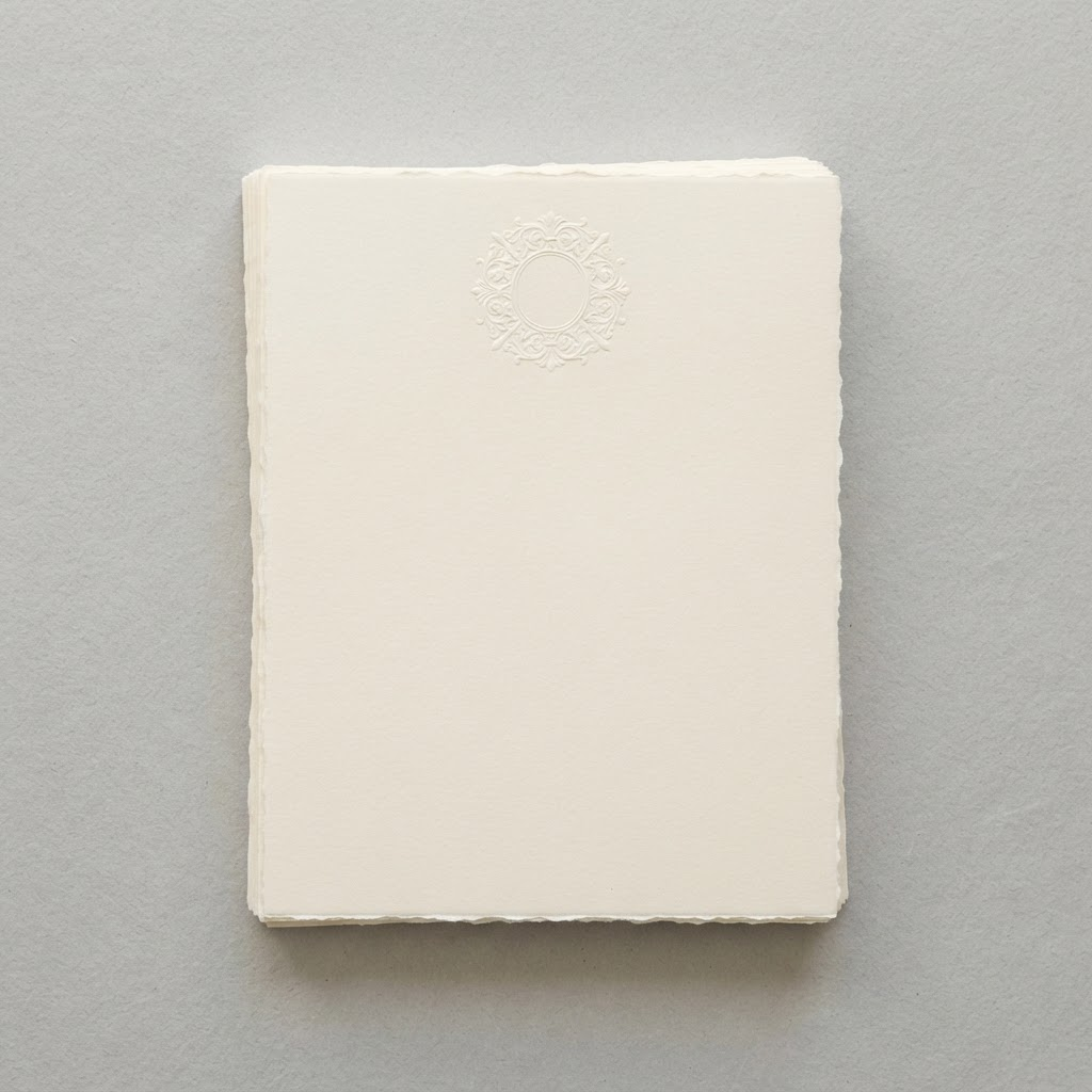 Cotton Letterhead Set — placeholder product photograph