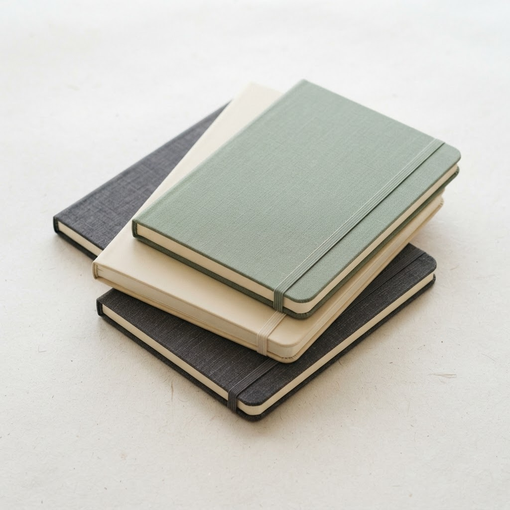 Hardcover Notebook Trio — placeholder product photograph